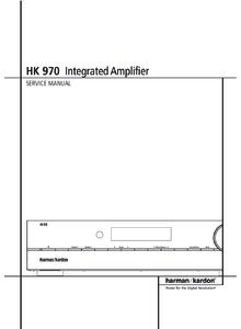 Harman / Kardon HK 970 • Manuel de service