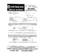 Hitachi MX-W50 • Manuel de service (supplément)