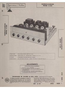 Harman / Kardon A 260 • Manuel de service