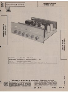 Harman / Kardon A 230 • Manuel de service