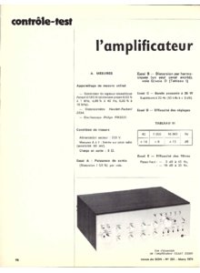 Esart E 200 • Article - La Revue du Son n° 251 - mars 1974