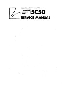 Luxman 5C 50 • Manuel de service