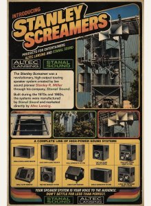 Altec Lansing - Stanley Screamers Enceintes • Publicité