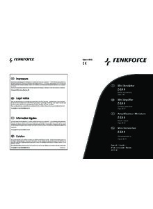 Renkforce E-SA9 • Mode d’emploi