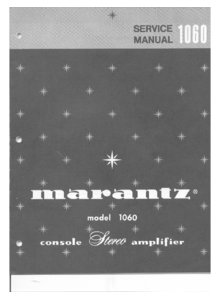 Marantz 1060 • Manuel de service