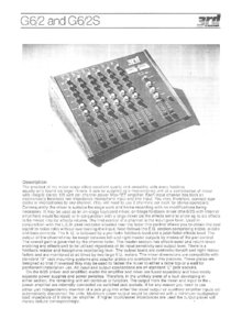 3rd Generation G6/2 et G6/2S • Mode d’emploi (pdf)