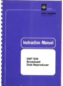 EMT - EMT-Franz EMT 938 • Manuel d'utilisation et de service