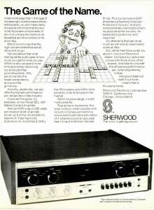 Sherwood SEL-400 • Publicité US