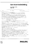 Philips 22 RH 545 (MFB) • Note de service - juillet 1977