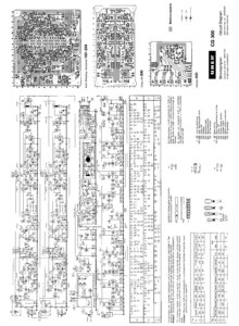 Uher CG 300 Stereo • Schéma (en allemand)