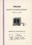 Philips 2515 Mode d'emploi, 6 pages (allemand)
