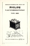 Philips 3005 Mode d'emploi (néerlandais et allemand)