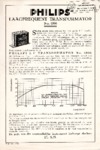 Philips 4000 Fiche technique (néerlandais)