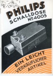 Philips 4005 Dépliant publicitaire (allemand)