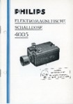 Philips 4005 Mode d'emploi (néerlandais)