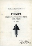 Philips 4382 Mode d'emploi (néerlandais)