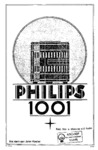 Philips 1001 Dépliant publicitaire 1927 (néerlandais)