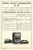 Philips 450 Extrait de catalogue (néerlandais)