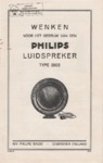 Philips 2003 Mode d'emploi (néerlandais)