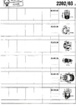 Philips 2202, 2203, 2047, 2063 Manuel de service - liste pièces détachées