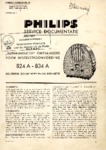 Philips 824 A et 834 A Manuel de service (néerlandais)