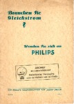 Philips 1330, 1020, 1025, 1031, 1064 Catalogue redresseurs (allemand)