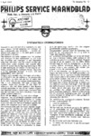 Philips GM 4256 Note de service 1949 (néerlandais)