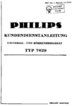 Philips GM 7629 Manuel d'utilisation et de service (allemand)