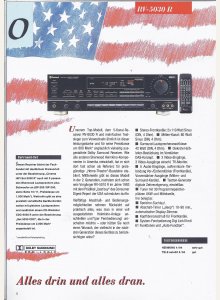 Sherwood RV-5030R • Extrait de catalogue allemand