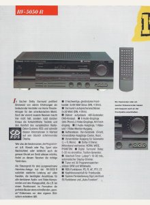 Sherwood RV-5050RDS • Extrait de catalogue allemand