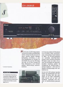 Sherwood ES-5030R • Extrait de catalogue allemand