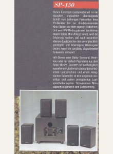 Sherwood SP-150 W / S-F / S-R • Extrait de catalogue