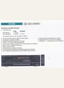 Sherwood RV-5010R • Extrait de catalogue allemand