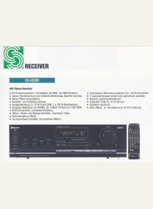 Sherwood RX-4030R • Extrait de catalogue allemand