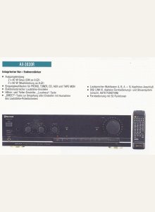 Sherwood AX-3030R • Extrait de catalogue allemand