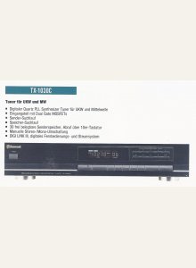 Sherwood TX-1030C • Extrait de catalogue allemand