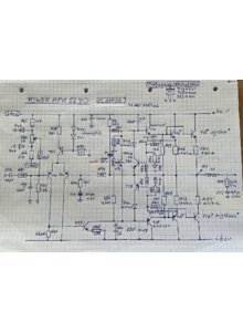 Power Acoustics APK 2240 • Schéma (relevé manuscrit)