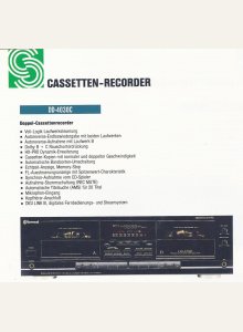Sherwood DD-4030C • Extrait de catalogue allemand