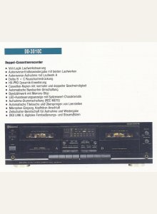 Sherwood DD-3010C • Extrait de catalogue allemand