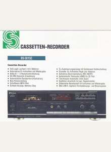 Sherwood DS-5015C • Extrait de catalogue allemand