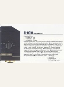 Sherwood AI-9010 • Extrait de catalogue allemand