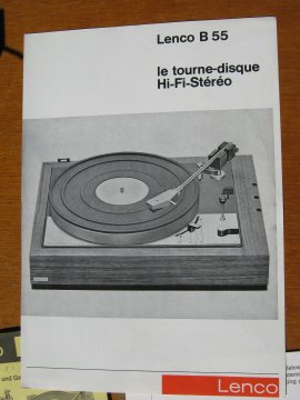 Lenco B 55 • Fiche technique
