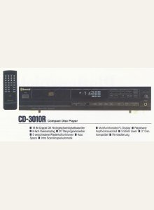 Sherwood CD-3010R • Extrait de catalogue allemand