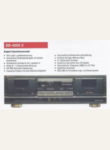 Sherwood DD-4050C • Extrait de catalogue allemand