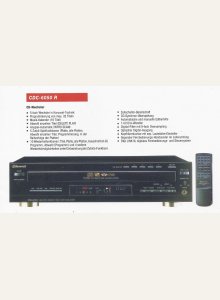 Sherwood CDC-6050R • Extrait de catalogue allemand
