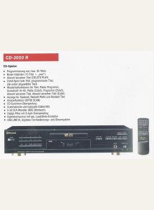 Sherwood CD-3050R • Extrait de catalogue allemand