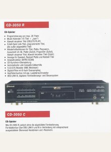 Sherwood CD-3050C • Extrait de catalogue allemand