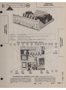 Sherwood S-5000 • Manuel de service