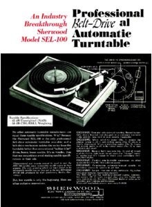 Sherwood SEL-100 • Publicité US 1971