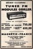 Tuner FM Professionnel (modules Görler) • Publicité